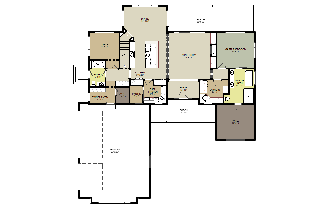 Fleming First Floor Floor Plan